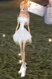 出售纯白水晶芭蕾裙子 浪漫情侣鞋 生如夏花头