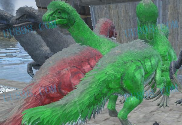 变异绿色镰刀龙,方舟:生存进化,文明服,中心岛7